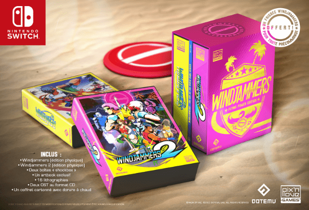 Nintendo Jeux Vidéo Windjammers 2 Flying Power Switch